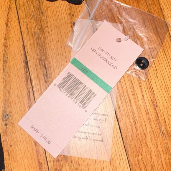 The Nanette Lepore Black W/Gold Dots Sheer Blouse - Picture 7 of 7